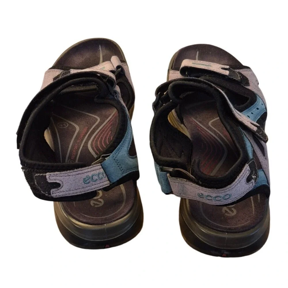 ECCO Yucatan Sport Sandals Gorpcore Hiking Outdoor Walking Purple Blue 41 Summer